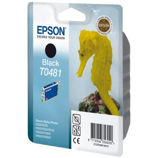 Blekk EPSON T0481 C13T04814010 sort