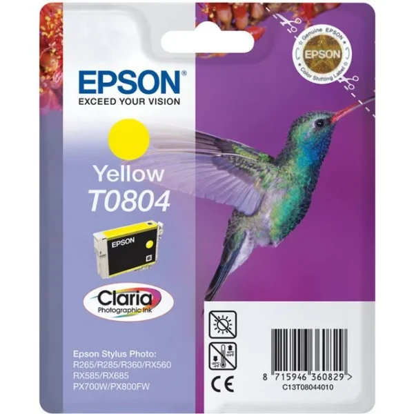 Blekk EPSON T0804 C13T08044011 gul