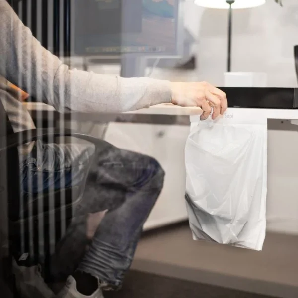 Avfallspose SOPI plast hvit (50)