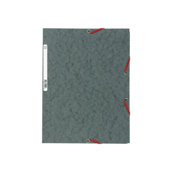 Strikkmappe EXACOMPTA A4 3 kl 400g grå