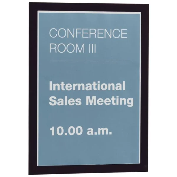 Magnetramme DURAFRAME A4 sort (5)