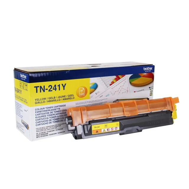Toner BROTHER TN241Y 1.4K gul - Bilde 3