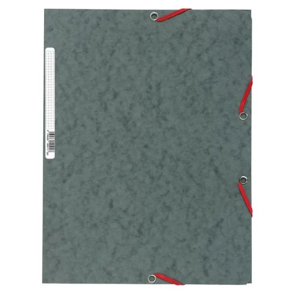 Strikkmappe EXACOMPTA A4 3 kl 400g grå