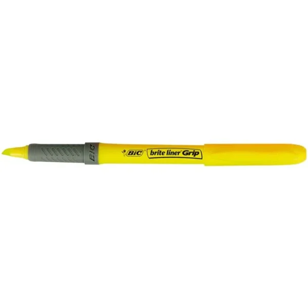 Tekstmarker BIC Grip gul