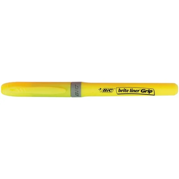 Tekstmarker BIC Grip gul