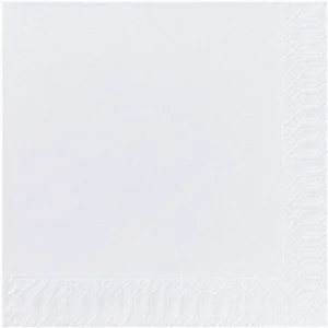 Serviett DUNI 2L 33cm hvit (125)