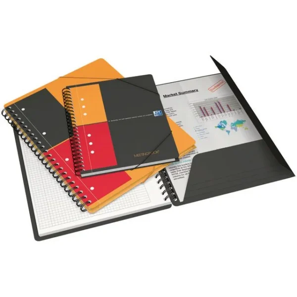 Notatbok OXFORD Int. Meetingbook A4 lin