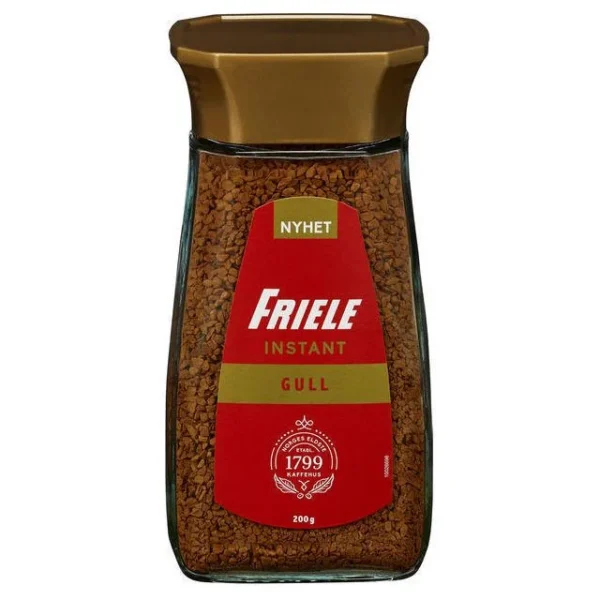 Kaffe FRIELE instant Gull glass 200g