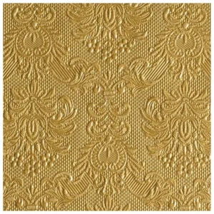 Serviett EDELWEISS 3L 25cm gull (15)