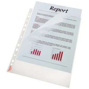 Plastlomme ESSELTE A4 L-åpn. 105my (100)