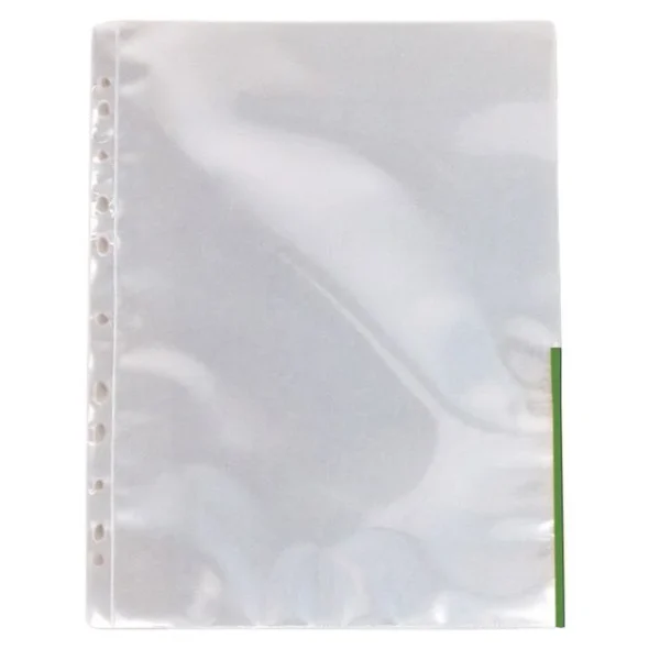 Signallomme ESSELTE A4 kant grøn (100)