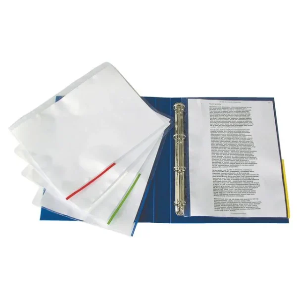 Signallomme ESSELTE A4 kant grøn (100)