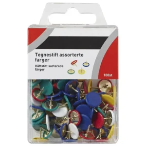 Tegnestift assorterte farger (100)