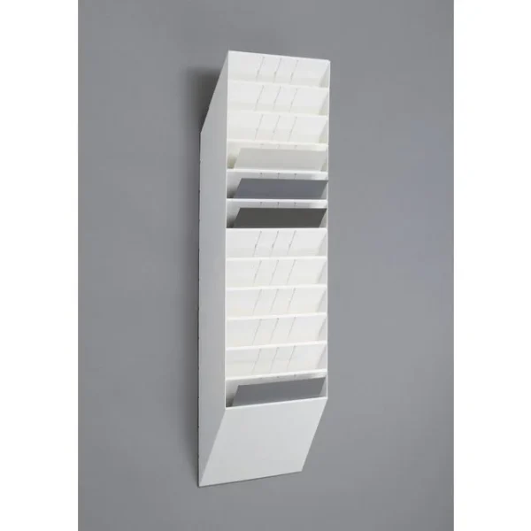 Blanketthylle DURABLE A4 ligg 12rom hvit