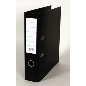 Brevordner 80mm A4 uten skinne sort