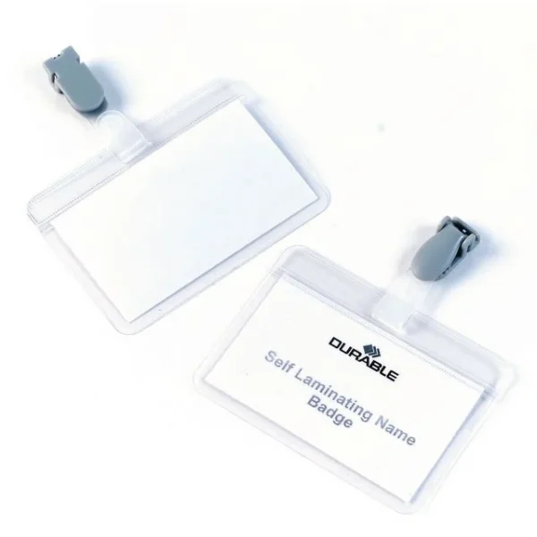 Navneskilt DURABLE selv.lam 54x90 (25)