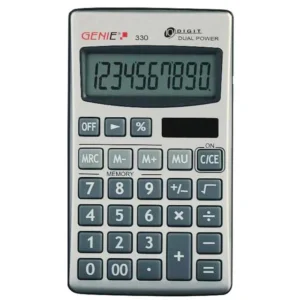 Lommekalkulator GENIE 330