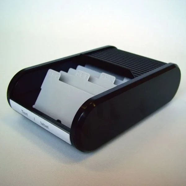 Visittkortboks HELIT sort