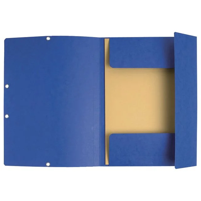 Strikkmappe EXACOMPTA A4 3 kl 355g blå - Bilde 5