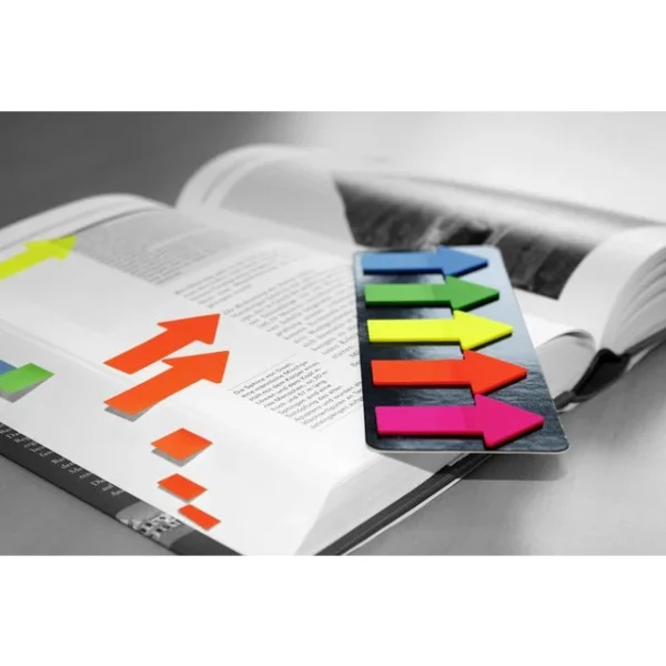 Bokmerke INFO "Big Arrow" 25x45mm ass.