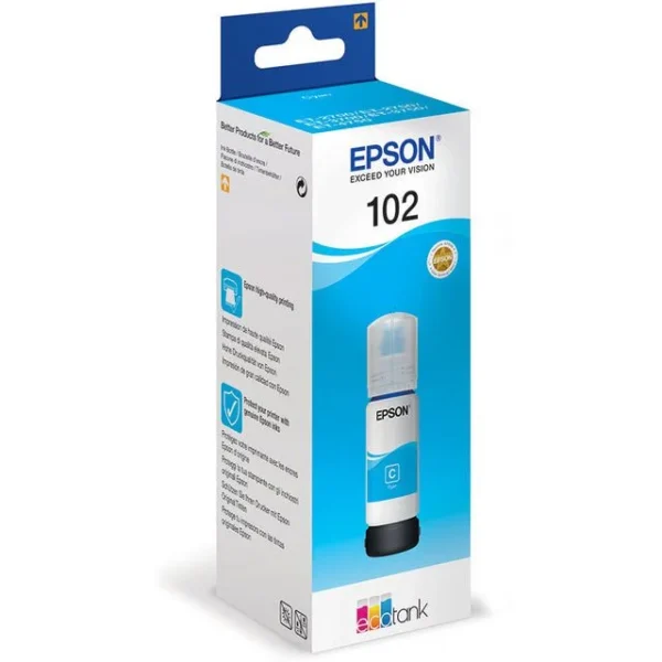 Blekk EPSON 102 EcoTank Cyan