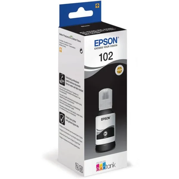 Blekk EPSON 102 EcoTank sort