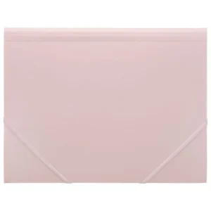 Strikkmappe FOLDERMATE PP A4 lys rosa