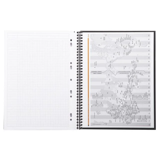 Spiralbok RHODIA Active A4+ rutet sort - Bilde 7