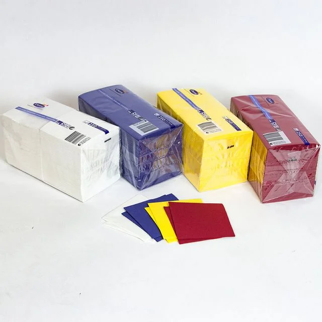 Serviett DUNI 3L 24cm hvit (250) - Bilde 3