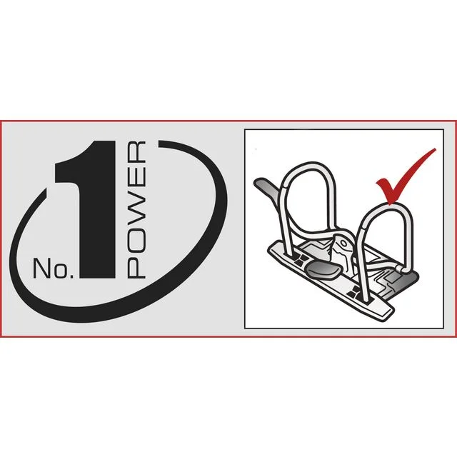 Brevordner ESSELTE No1 A4 75mm sk. grønn - Bilde 2