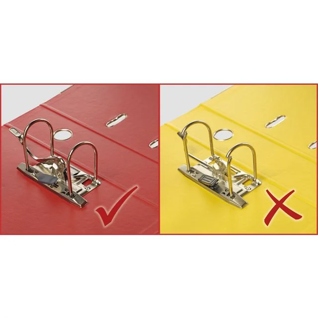 Brevordner ESSELTE No1 A4 75mm sk. grønn - Bilde 4