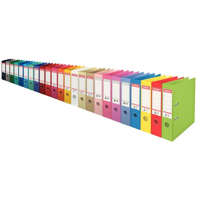 Brevordner ESSELTE No1 A4 75mm sk. grønn - Bilde 6