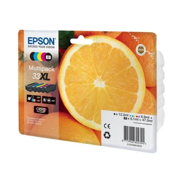 Blekk EPSON 33XL C13T33574011 CMYK+PK