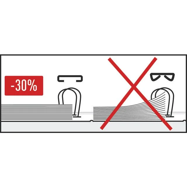 Stiftemaskin LEITZ 5505 FC 30 ark sort - Bilde 4