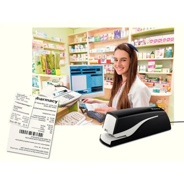 Stiftemaskin LEITZ 5532 el. 10 ark sort