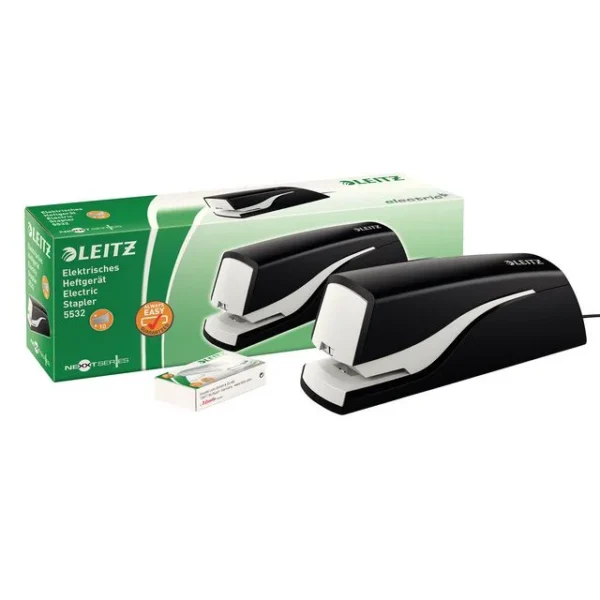 Stiftemaskin LEITZ 5532 el. 10 ark sort