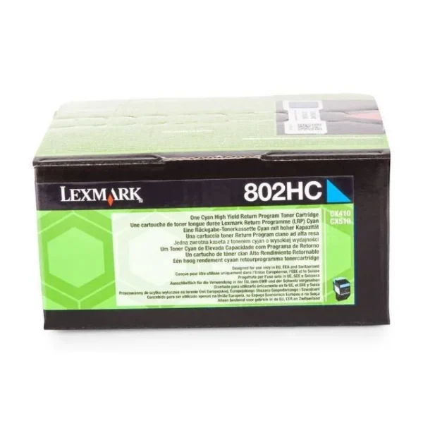 Toner LEXMARK 80C2HC0 3K blå