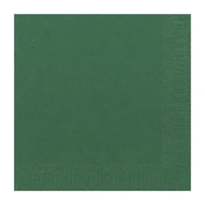 Serviett DUNI 3L 33cm mørk grønn (125)