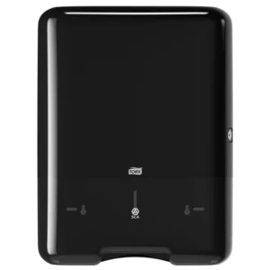 Dispenser TORK tørkeark singlef H3 sort