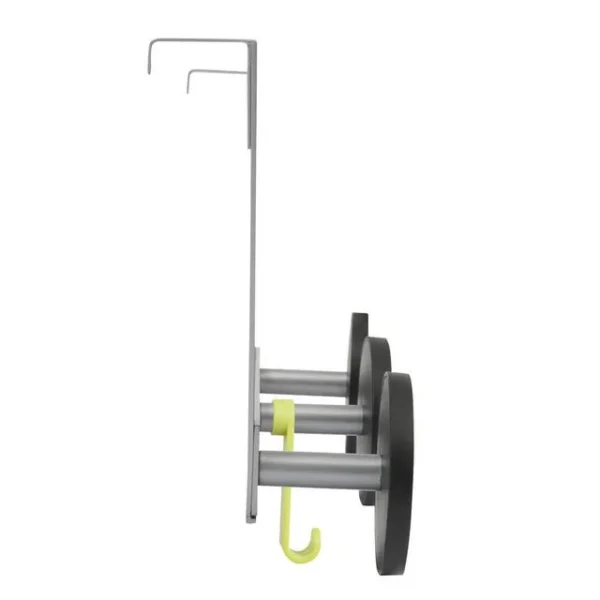 Dørknagg ALBA 3 kroker 43cm svart/metall