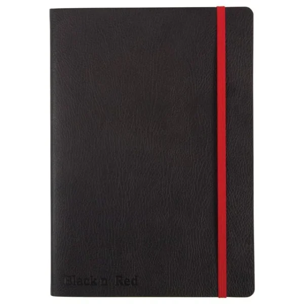 Notatbok OXFORD Black n´Red A5 soft lin
