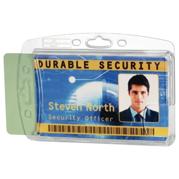 Kortholder DURABLE for 2 kort trans (10)