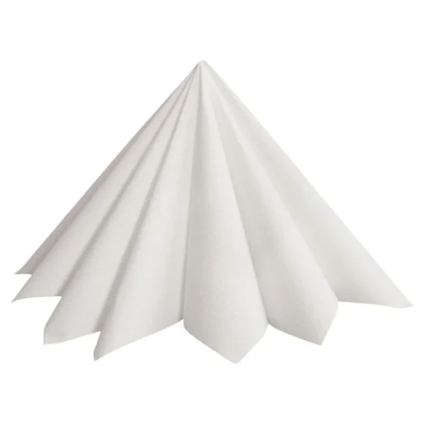 Serviett PURE 33x33cm hvit (50)