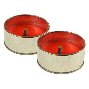 Fakkelboks PAPSTAR Ø9,9cm sølv (2)