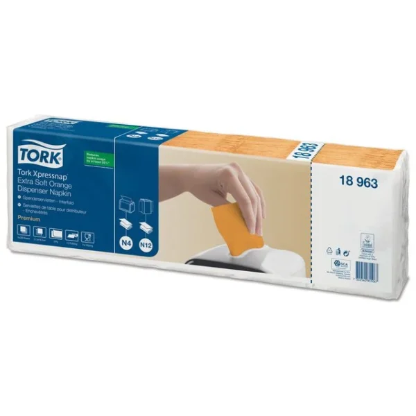 Dispenserserviett TORK orange N4 (1000)