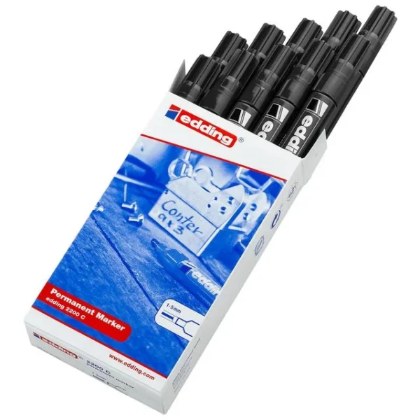 Merkepenn EDDING 2200 skrå sort