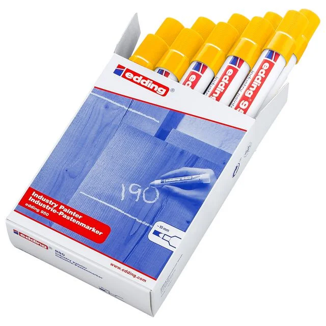 Merkepasta EDDING 950 gul - Bilde 8