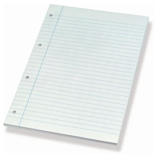 Kladdebok BANTEX A4 m/hull linjert