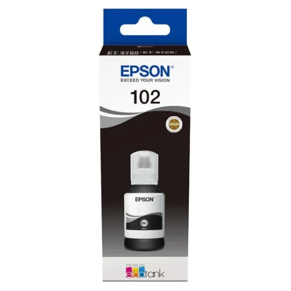 Blekk EPSON 102 EcoTank sort