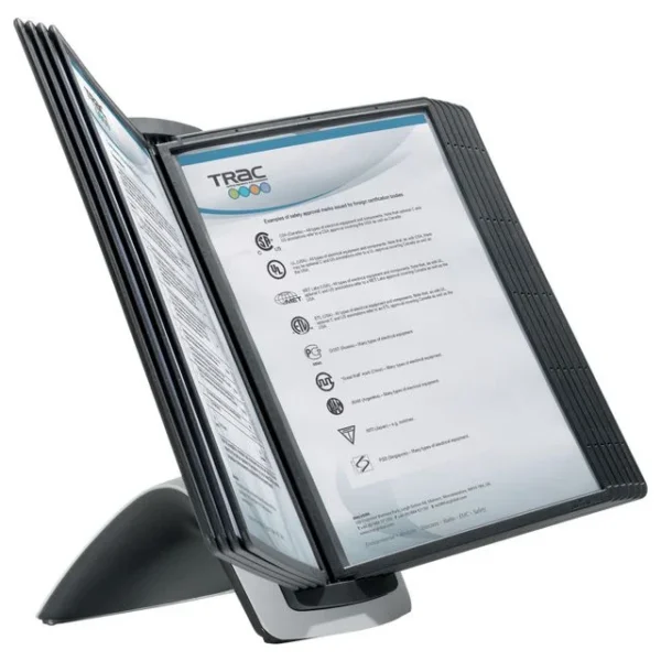 Bordstativ SHERPA Style 10 lommer sort